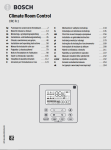 Climate Room Control operating instructions